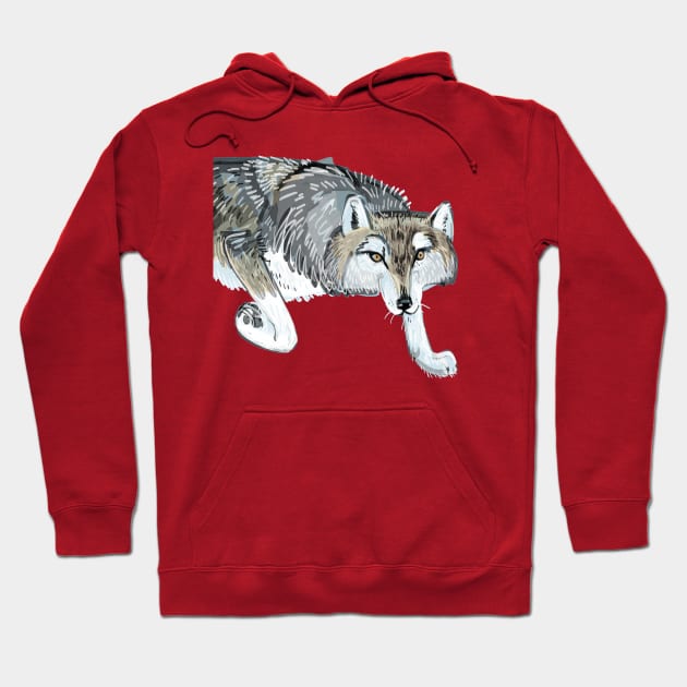 Ezo Wolf Hattai #2 Hoodie by belettelepink